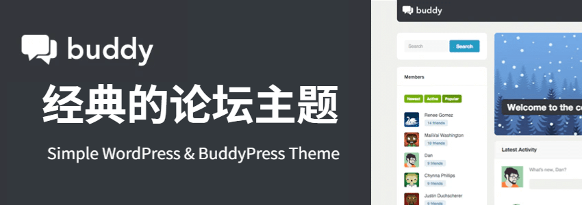 WordPress论坛主题:Buddy 下载和使用教程