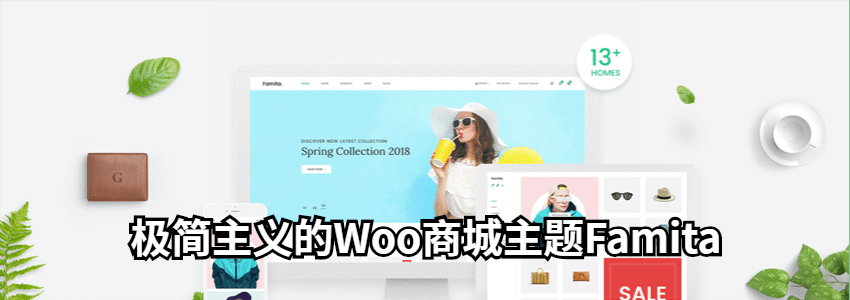 极简风格的WooCommerce商场主题Famita下载
