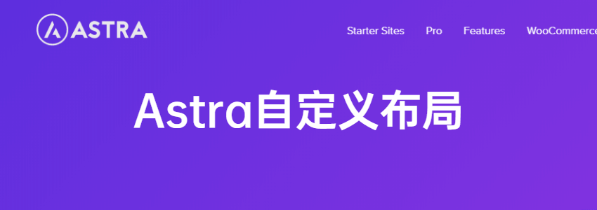 Astra主题自定义布局页头和页脚的方法