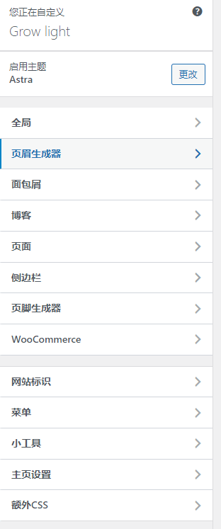 网站主题自定义模板